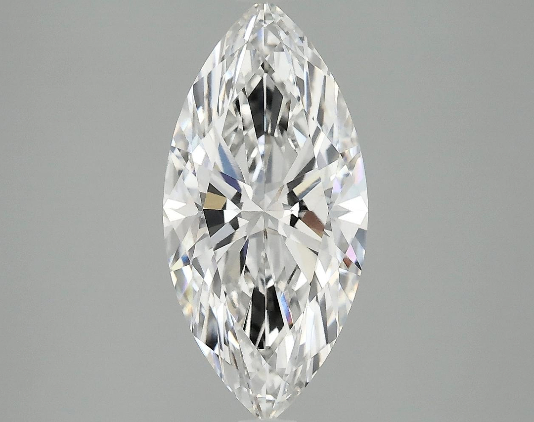 2.53 Carat Marquise Shaped Excellent Cut VVS2 IGI Certified Lab Grown Diamond
