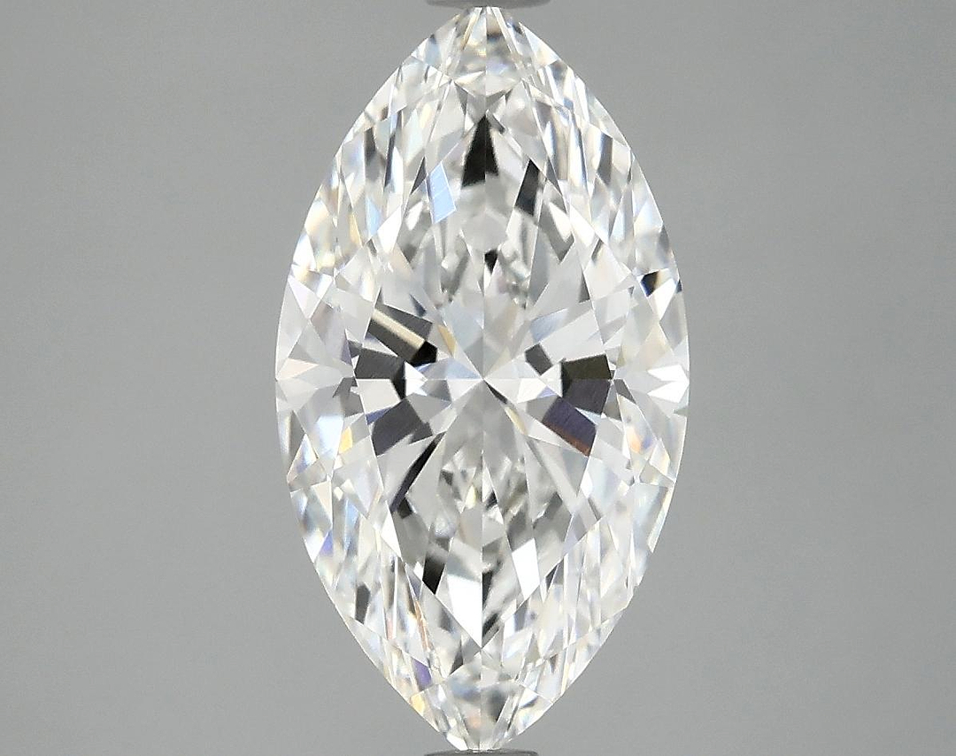 3.06 Carat Marquise Shaped Excellent Cut VVS2 IGI Certified Lab Grown Diamond
