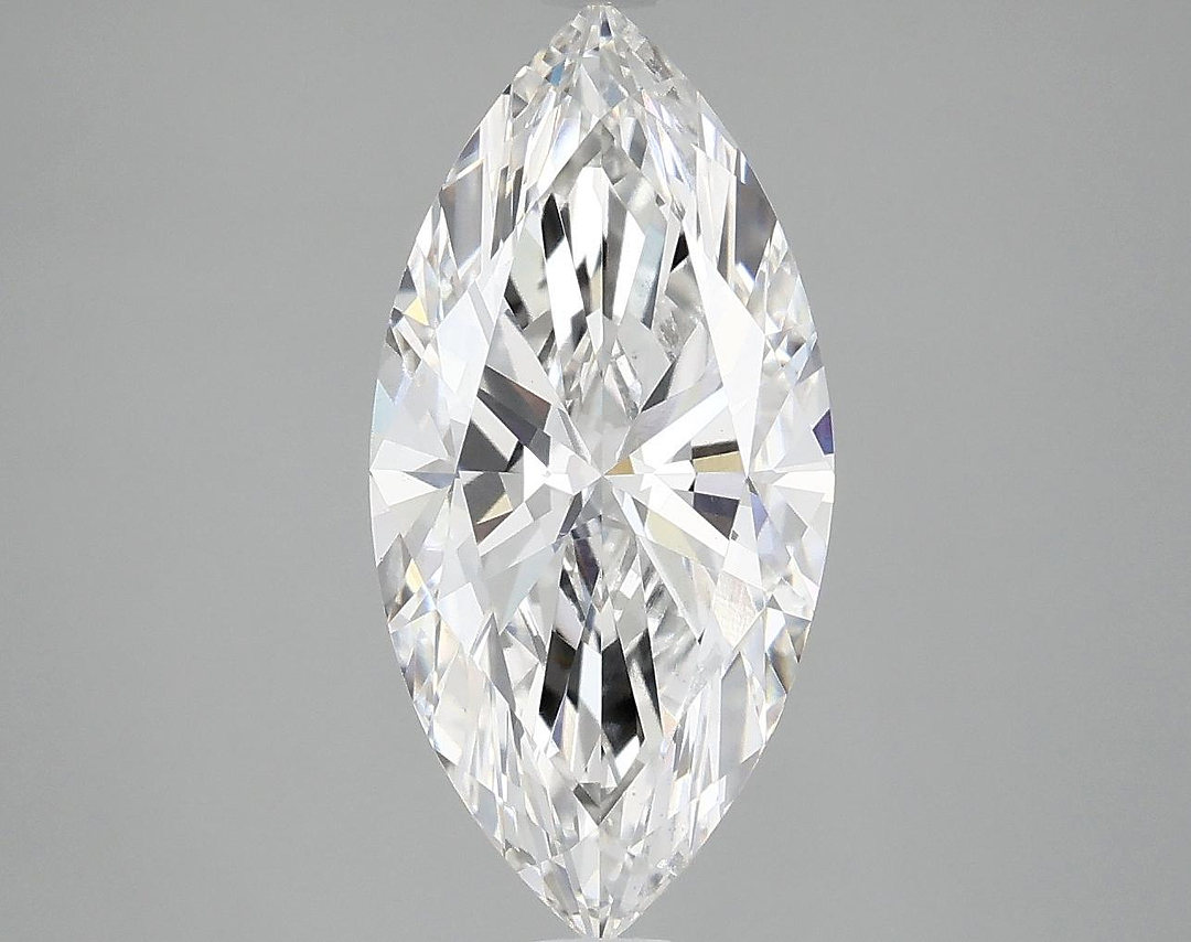 2.97 Carat Marquise Shaped Ideal Cut VVS2 IGI Certified Lab Grown Diamond
