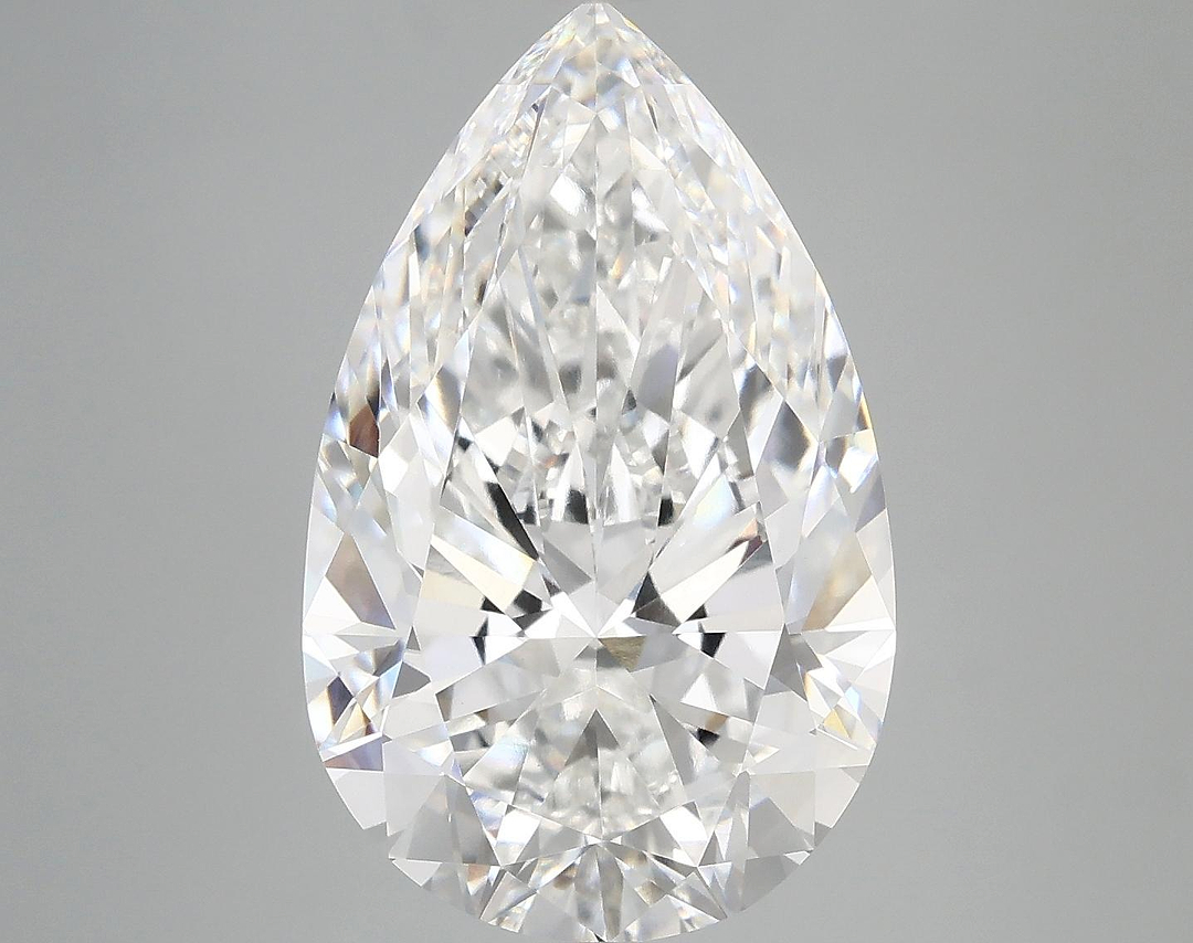 6.99 Carat Pear Shaped Ideal Cut VVS2 IGI Certified Lab Grown Diamond