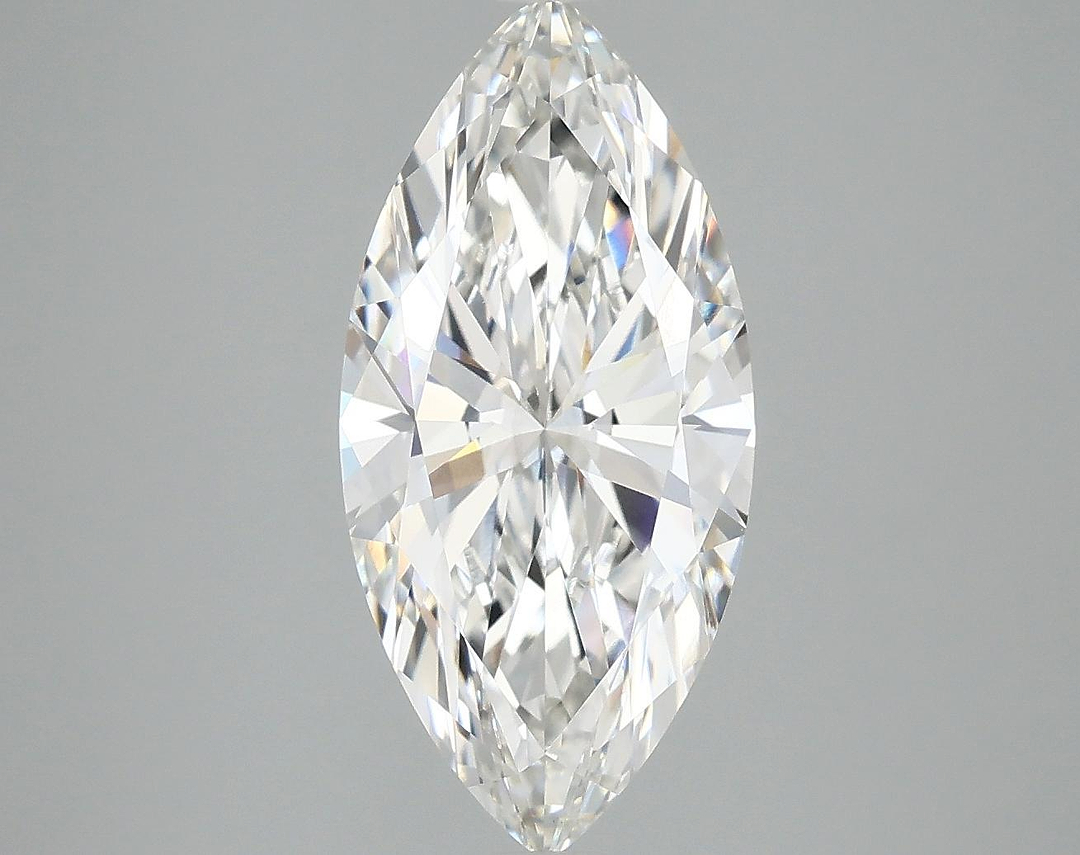 3.02 Carat Marquise Shaped Excellent Cut VVS2 IGI Certified Lab Grown Diamond
