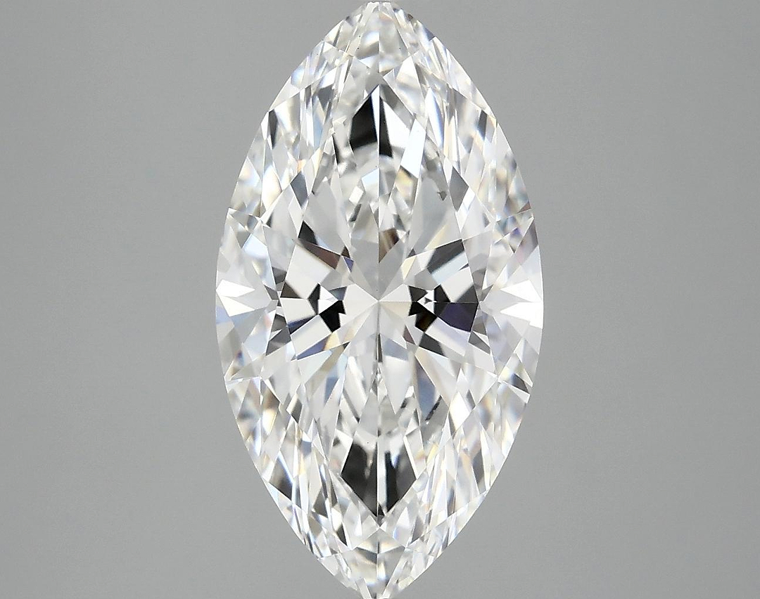3.07 Carat Marquise Shaped Excellent Cut VVS2 IGI Certified Lab Grown Diamond