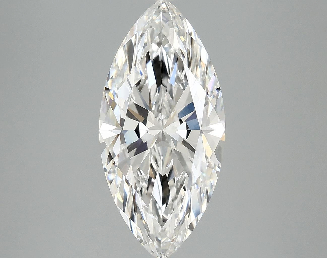 3.1 Carat Marquise Shaped Excellent Cut VVS2 IGI Certified Lab Grown Diamond