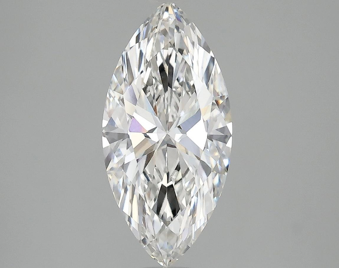 2.06 Carat Marquise Shaped Excellent Cut VVS2 IGI Certified Lab Grown Diamond