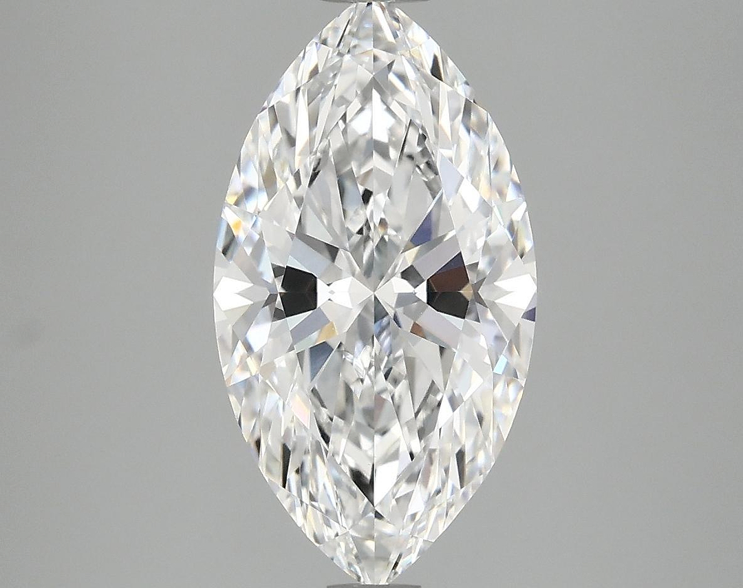 3.06 Carat Marquise Shaped Excellent Cut VVS2 IGI Certified Lab Grown Diamond