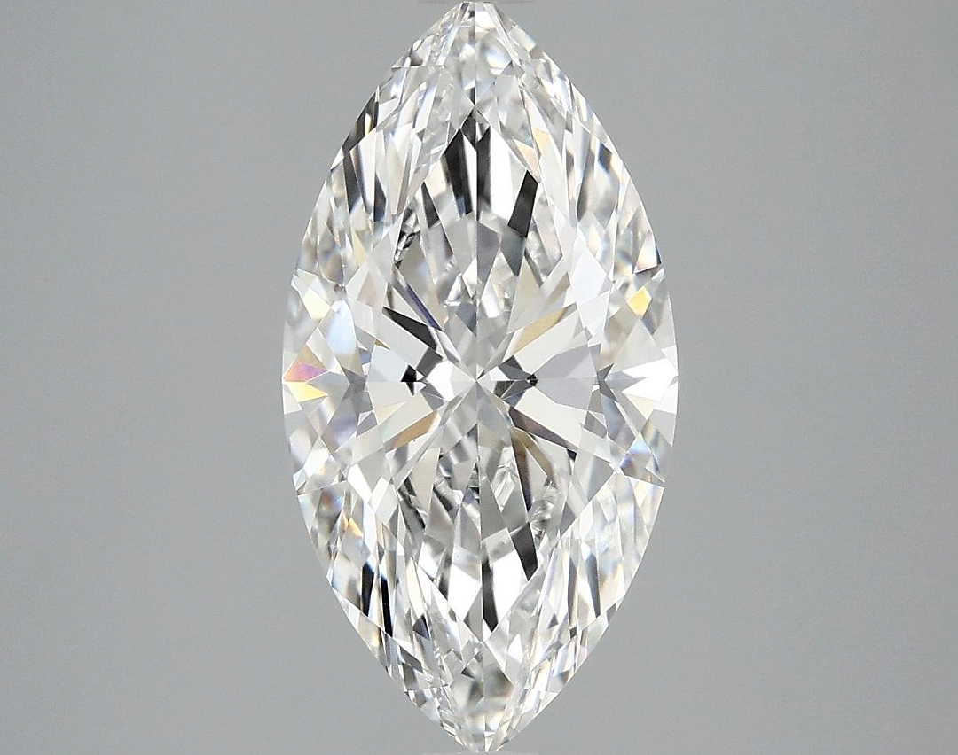 3.02 Carat Marquise Shaped Ideal Cut VVS2 IGI Certified Lab Grown Diamond
