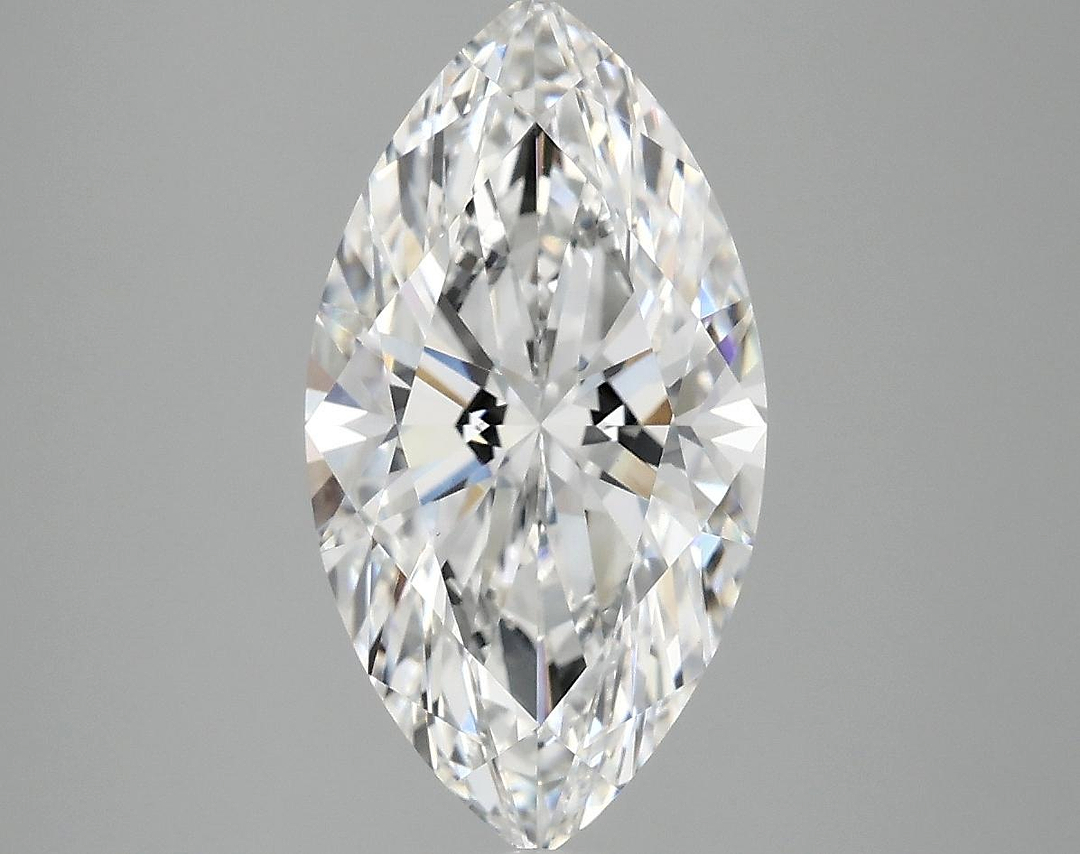 3.08 Carat Marquise Shaped Excellent Cut VVS2 IGI Certified Lab Grown Diamond