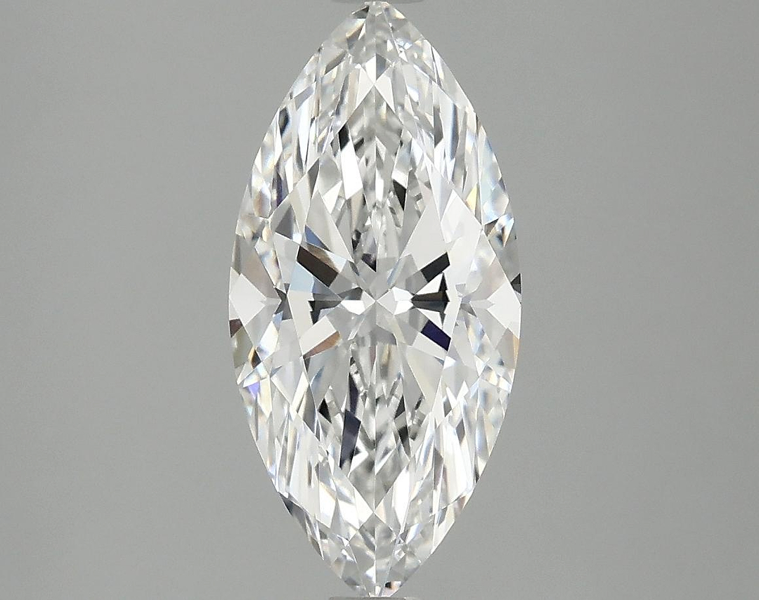 2.07 Carat Marquise Shaped Excellent Cut VVS2 IGI Certified Lab Grown Diamond