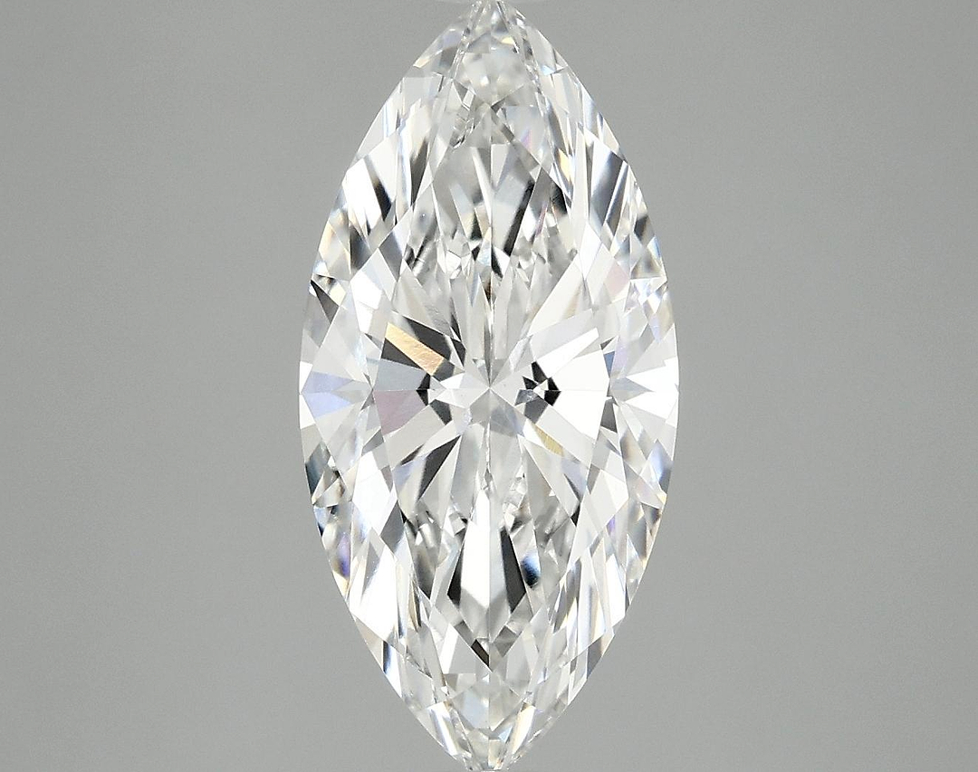 3.03 Carat Marquise Shaped Excellent Cut VVS2 IGI Certified Lab Grown Diamond