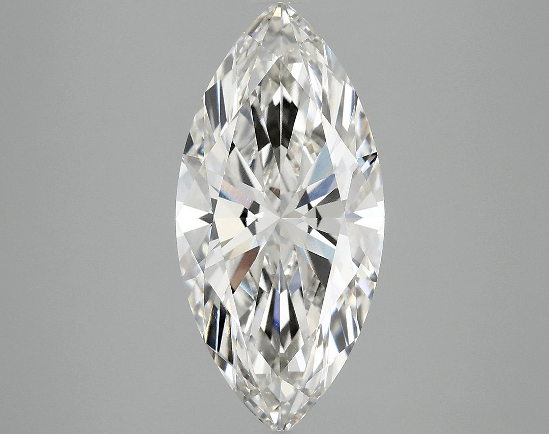 3.08 Carat Marquise Shaped Excellent Cut VVS2 IGI Certified Lab Grown Diamond