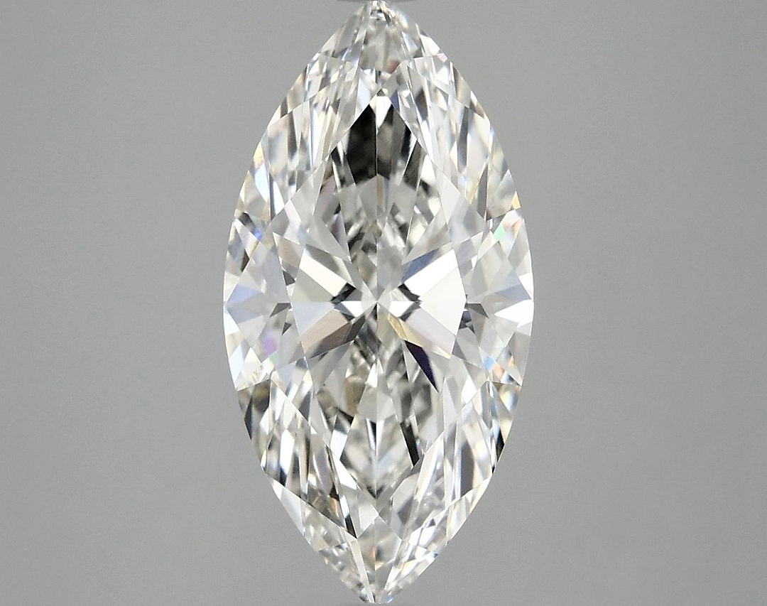 3.08 Carat Marquise Shaped Ideal Cut VVS2 IGI Certified Lab Grown Diamond