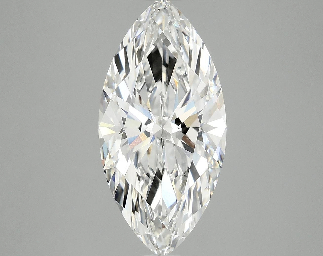 3.09 Carat Marquise Shaped Ideal Cut VVS2 IGI Certified Lab Grown Diamond