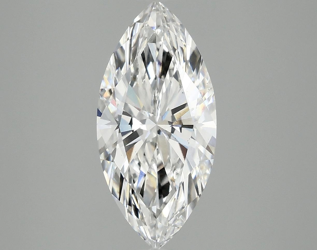 2.56 Carat Marquise Shaped Excellent Cut VS2 IGI Certified Lab Grown Diamond