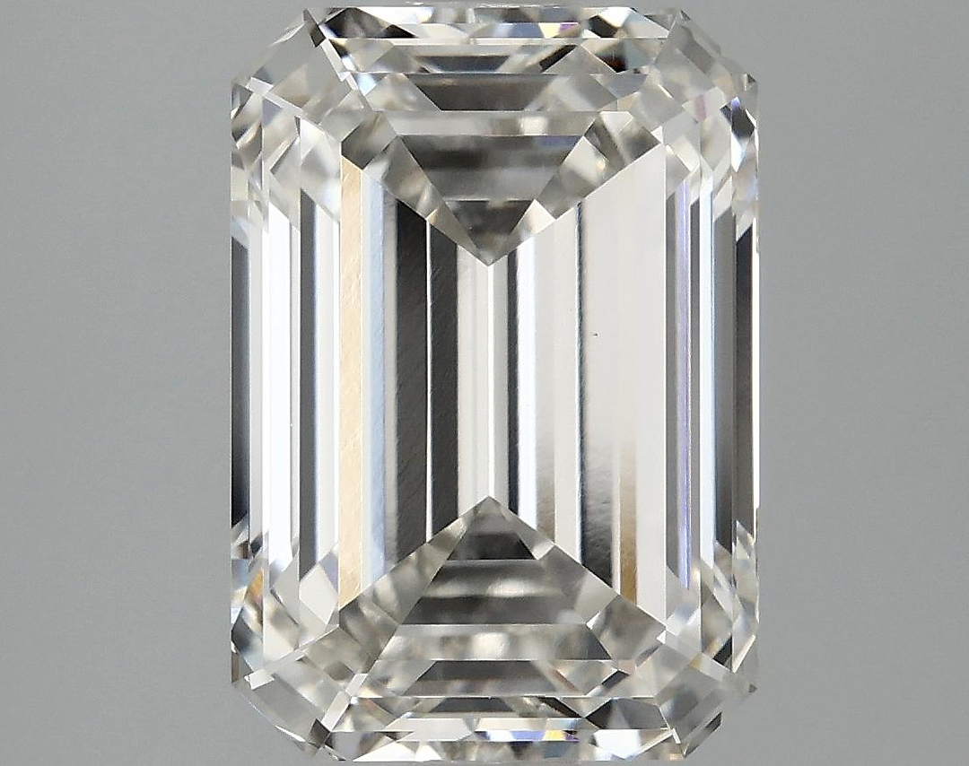 3.09 Carat Emerald Shaped Ideal Cut VVS2 IGI Certified Lab Grown Diamond