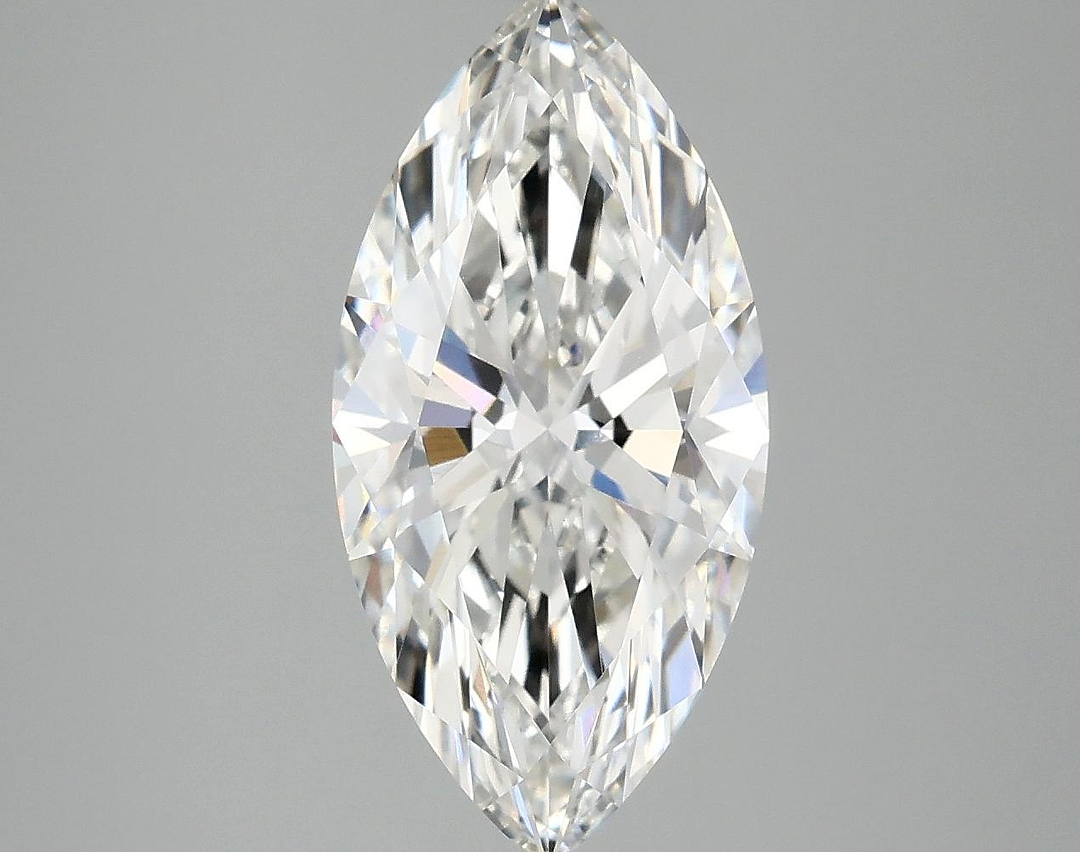 3.09 Carat Marquise Shaped Ideal Cut VVS2 IGI Certified Lab Grown Diamond