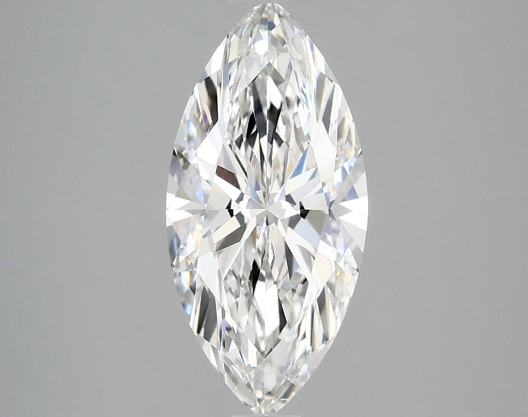 2.03 Carat Marquise Shaped Excellent Cut VVS2 IGI Certified Lab Grown Diamond