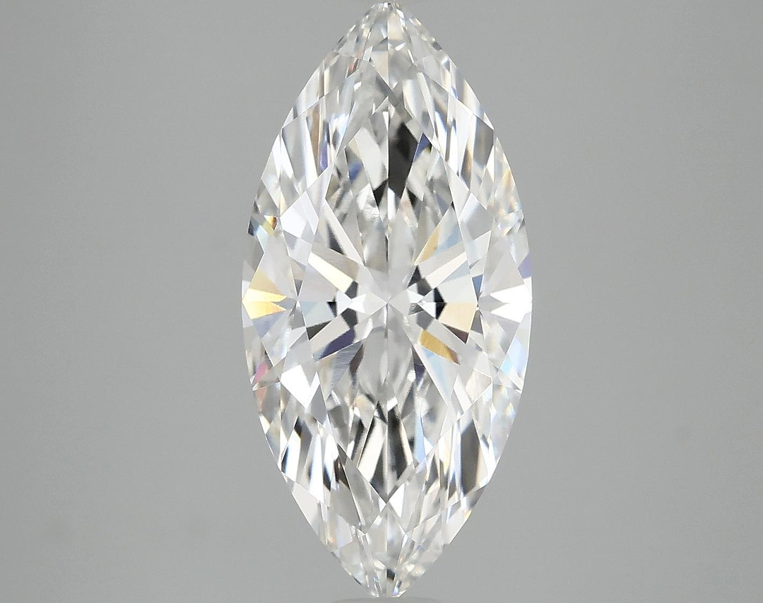 3.07 Carat Marquise Shaped Excellent Cut VVS2 IGI Certified Lab Grown Diamond