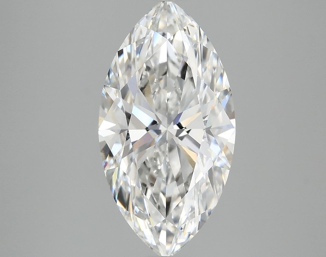 3.01 Carat Marquise Shaped Excellent Cut VVS2 IGI Certified Lab Grown Diamond