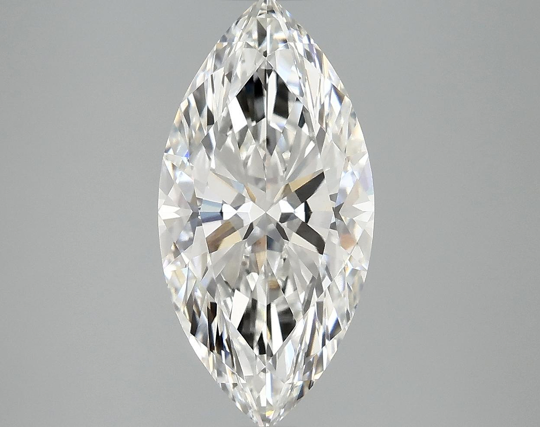 3.07 Carat Marquise Shaped Ideal Cut VVS2 IGI Certified Lab Grown Diamond