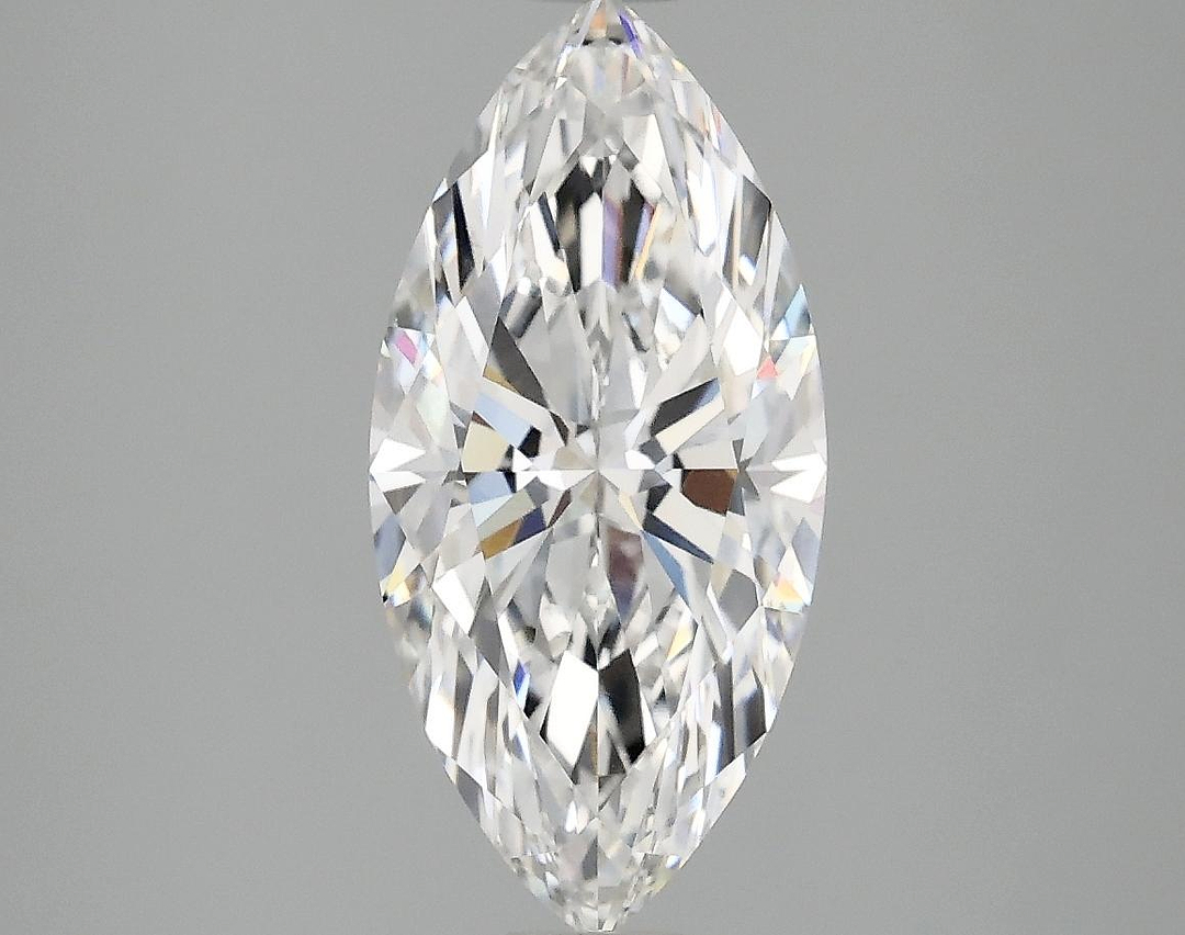 2.03 Carat Marquise Shaped Excellent Cut VVS2 IGI Certified Lab Grown Diamond