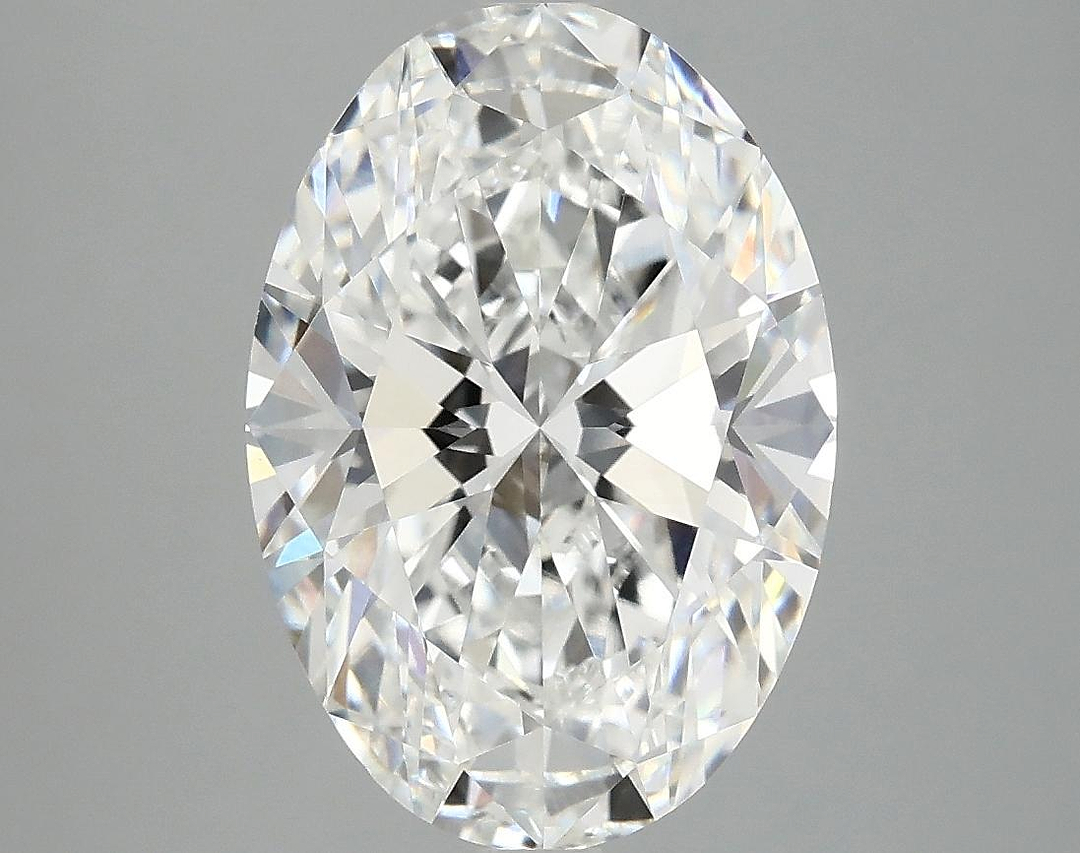 4.07 Carat Oval Shaped Ideal Cut VVS2 IGI Certified Lab Grown Diamond
