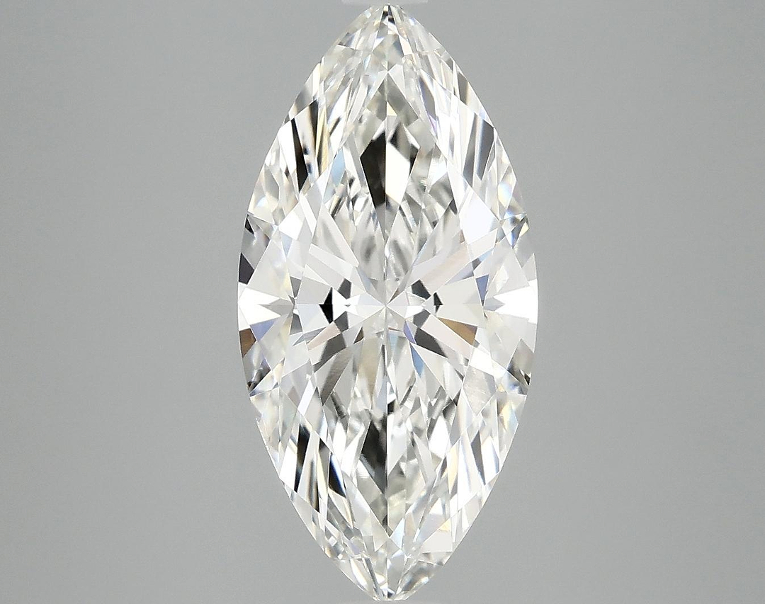 3.03 Carat Marquise Shaped Ideal Cut VVS2 IGI Certified Lab Grown Diamond