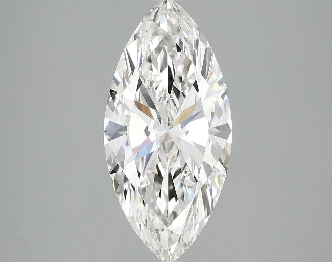 2.4 Carat Marquise Shaped Excellent Cut VVS2 IGI Certified Lab Grown Diamond