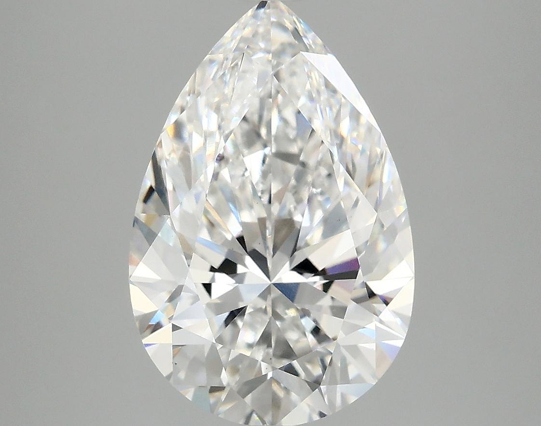 4.09 Carat Pear Shaped Excellent Cut VS1 IGI Certified Lab Grown Diamond