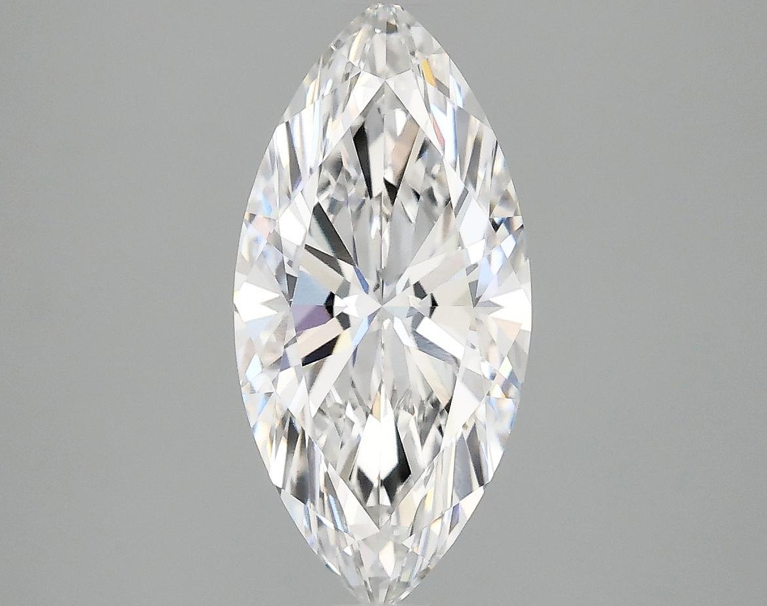 2.03 Carat Marquise Shaped Excellent Cut VVS2 IGI Certified Lab Grown Diamond