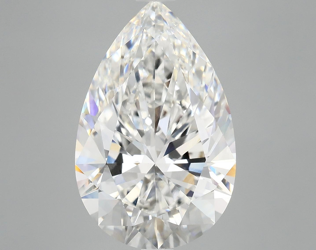 7.18 Carat Pear Shaped Ideal Cut VVS2 IGI Certified Lab Grown Diamond
