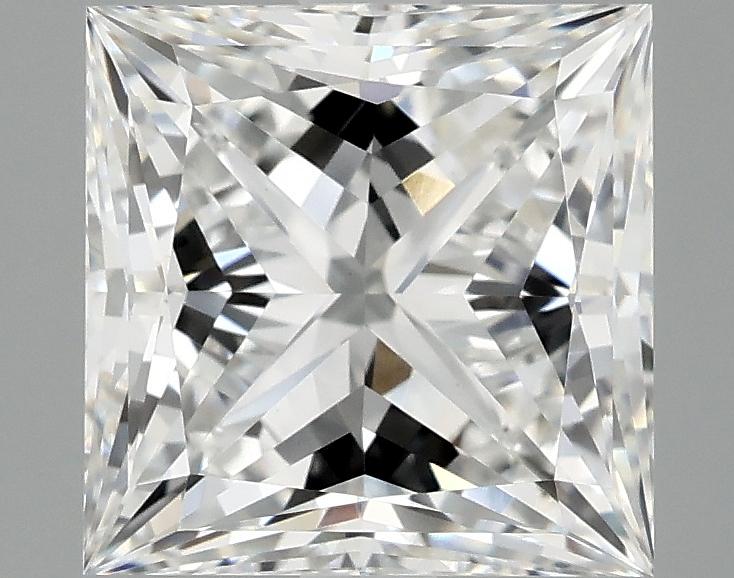 2.51 Carat Princess Shaped Ideal Cut VVS2 IGI Certified Lab Grown Diamond