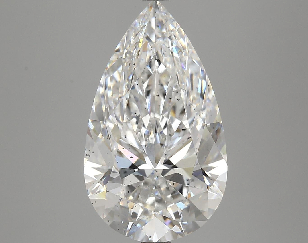 5.06 Carat Pear Shaped Ideal Cut SI1 IGI Certified Lab Grown Diamond