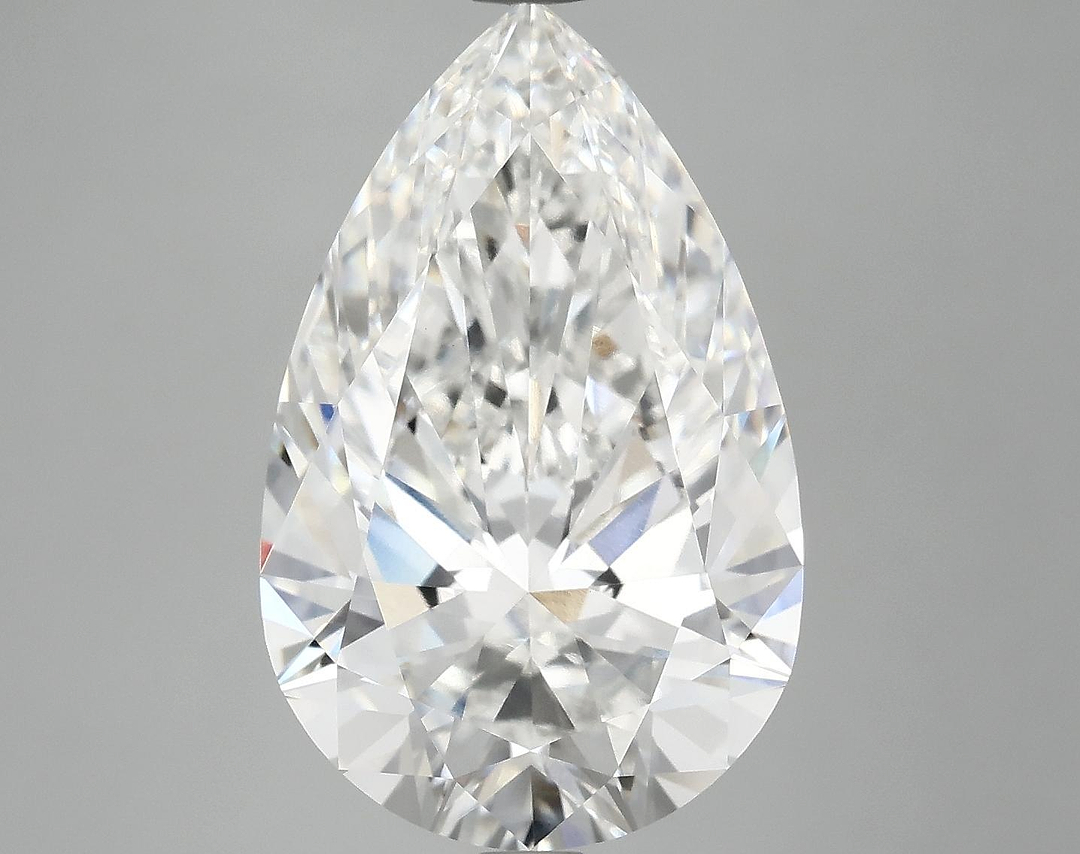 7.03 Carat Pear Shaped Ideal Cut VVS2 IGI Certified Lab Grown Diamond