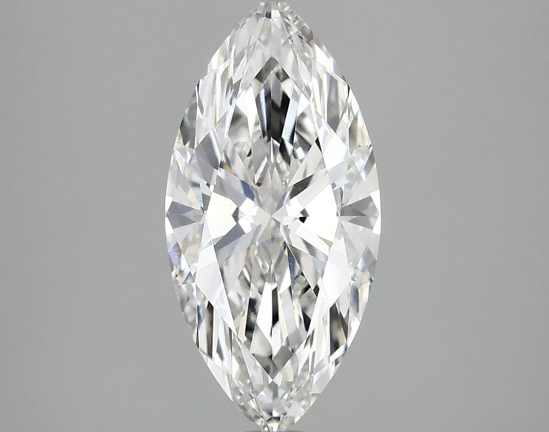 2.01 Carat Marquise Shaped Excellent Cut VVS2 IGI Certified Lab Grown Diamond