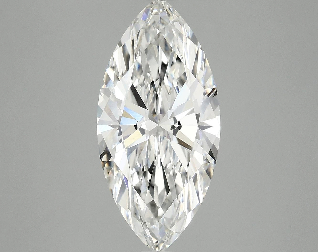 3.03 Carat Marquise Shaped Excellent Cut VVS2 IGI Certified Lab Grown Diamond