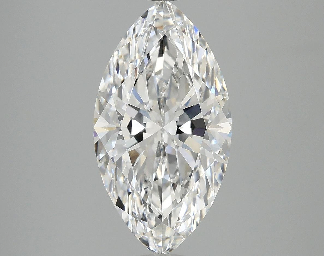 3.02 Carat Marquise Shaped Excellent Cut VVS2 IGI Certified Lab Grown Diamond
