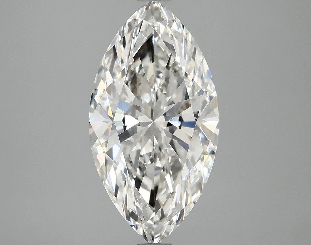 3.08 Carat Marquise Shaped Excellent Cut VVS2 IGI Certified Lab Grown Diamond