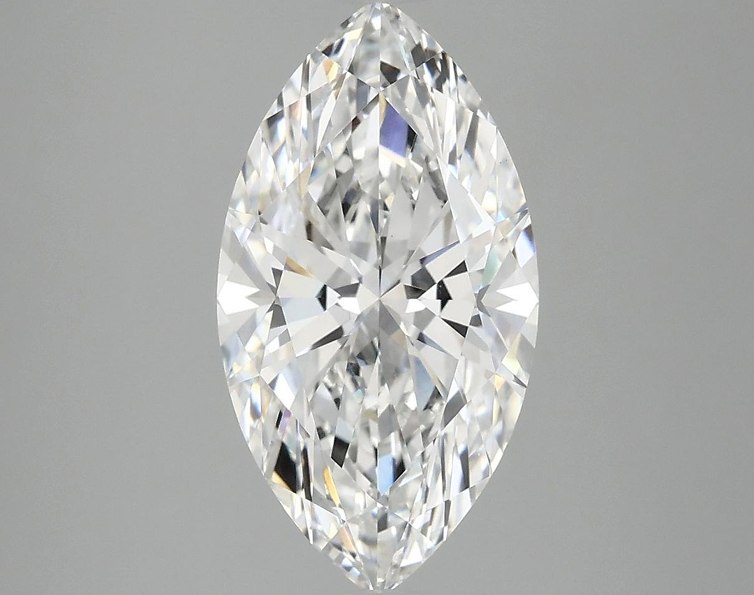 3.08 Carat Marquise Shaped Excellent Cut VVS2 IGI Certified Lab Grown Diamond