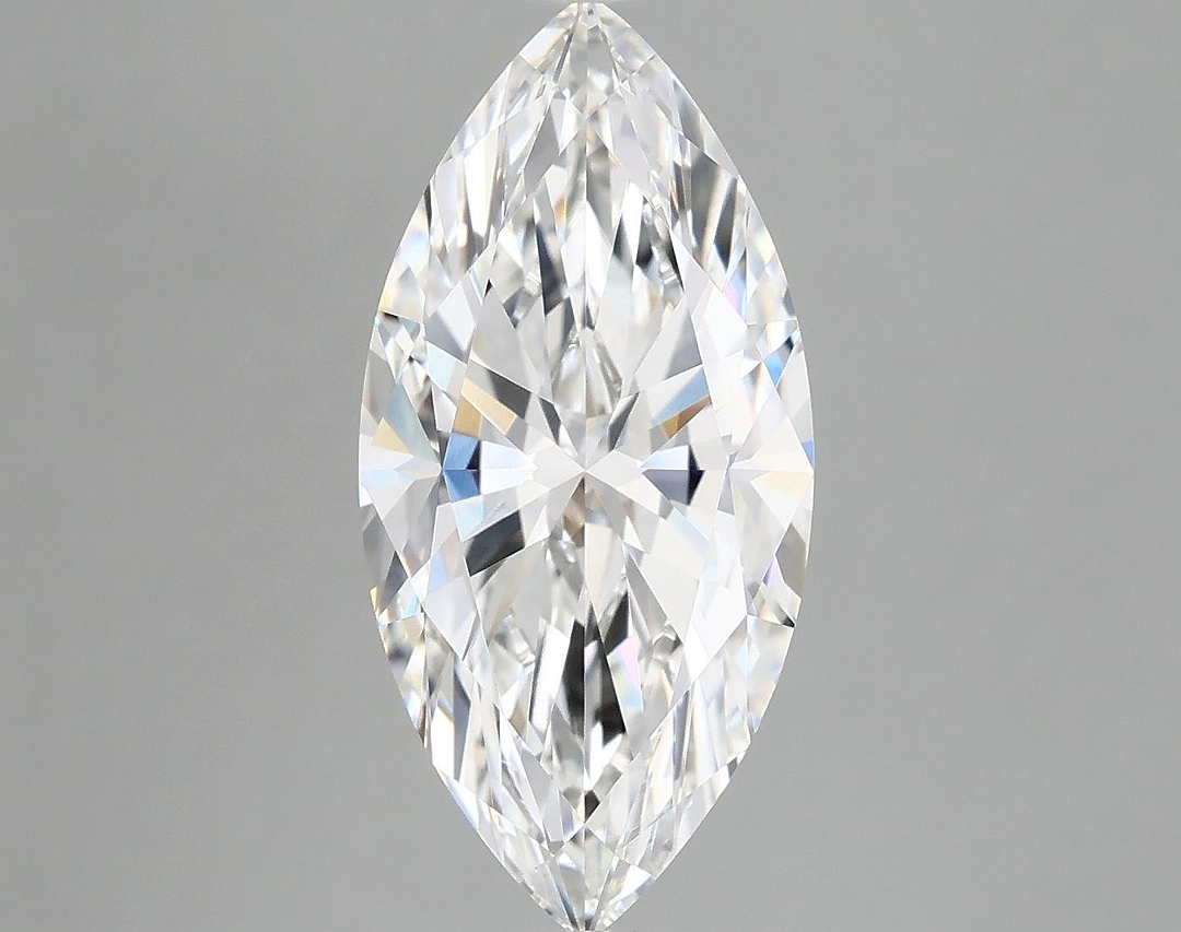 3.84 Carat Marquise Shaped Excellent Cut VVS2 IGI Certified Lab Grown Diamond