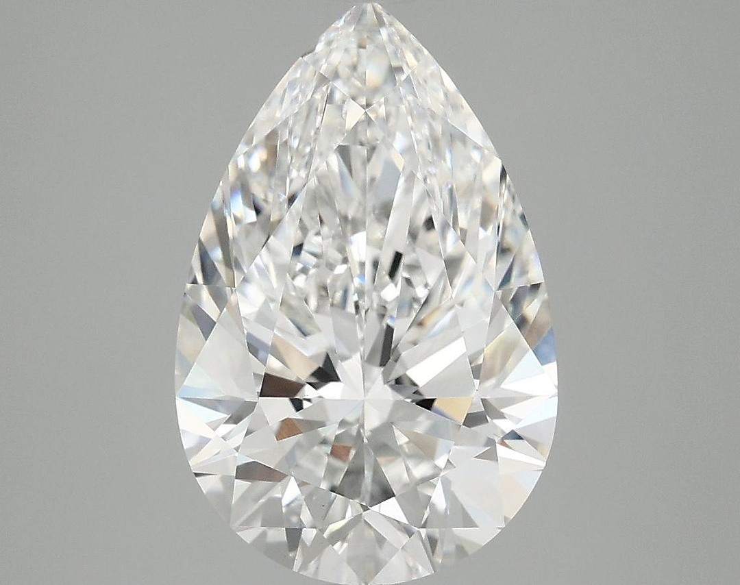 4.03 Carat Pear Shaped Excellent Cut VVS2 IGI Certified Lab Grown Diamond