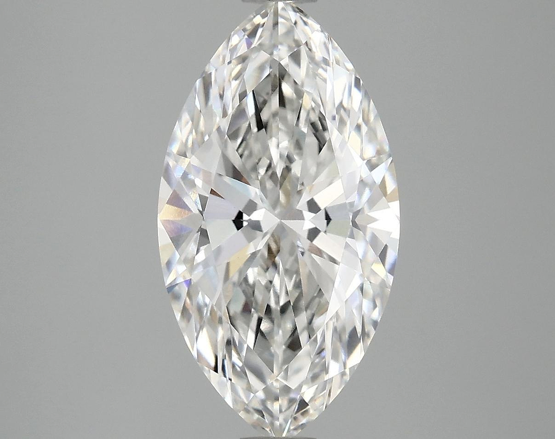 3.09 Carat Marquise Shaped Excellent Cut VVS2 IGI Certified Lab Grown Diamond