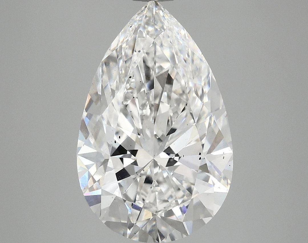 5.0 Carat Pear Shaped Ideal Cut SI1 IGI Certified Lab Grown Diamond