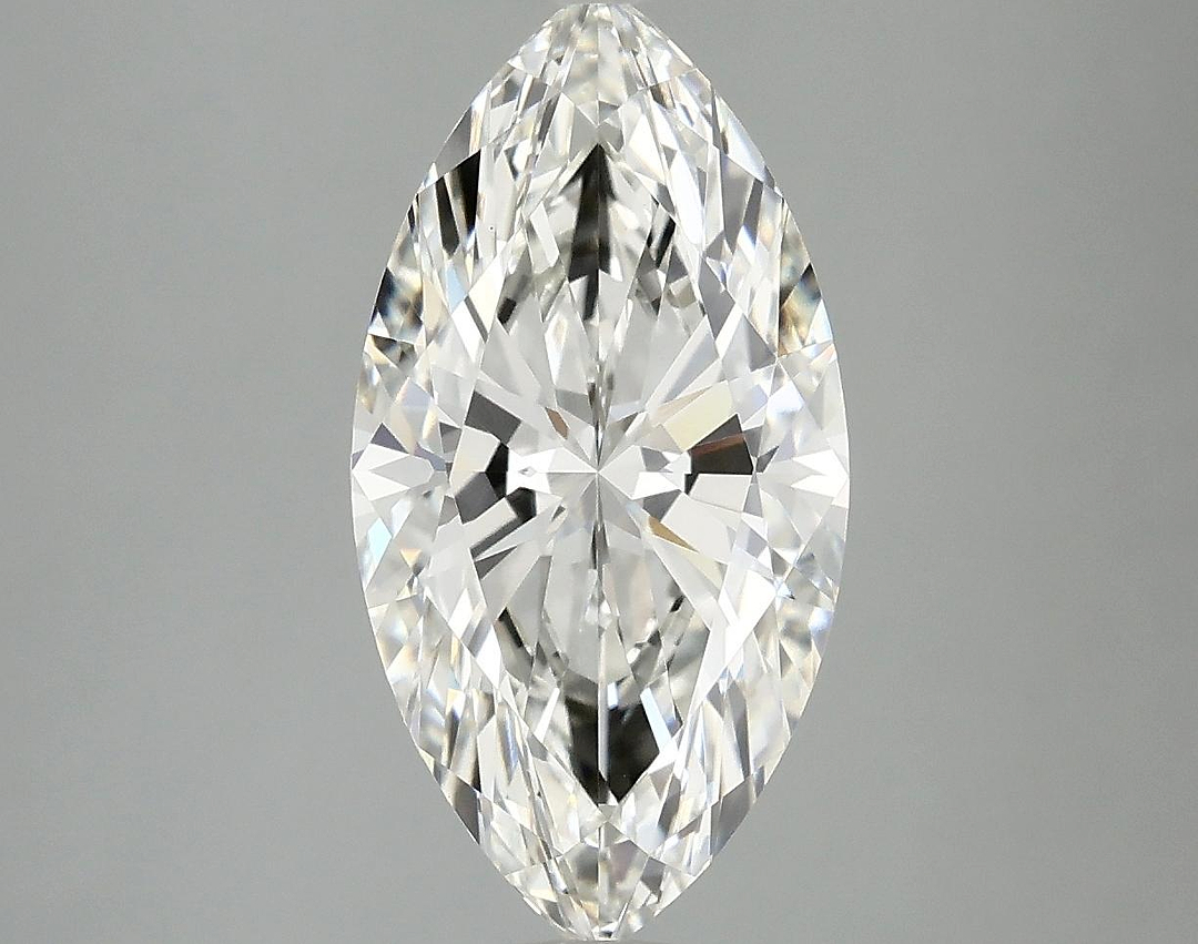3.06 Carat Marquise Shaped Ideal Cut VVS2 IGI Certified Lab Grown Diamond