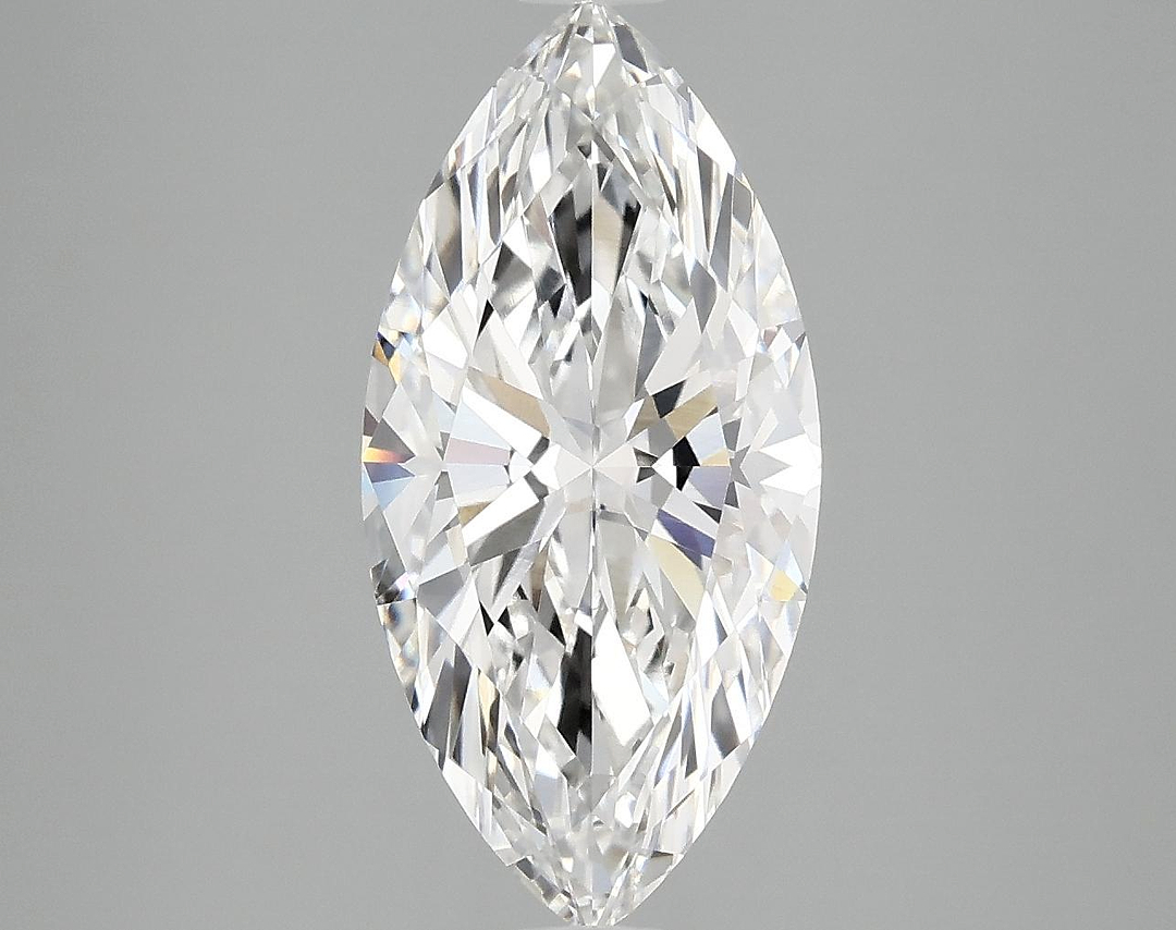 3.06 Carat Marquise Shaped Excellent Cut VVS2 IGI Certified Lab Grown Diamond