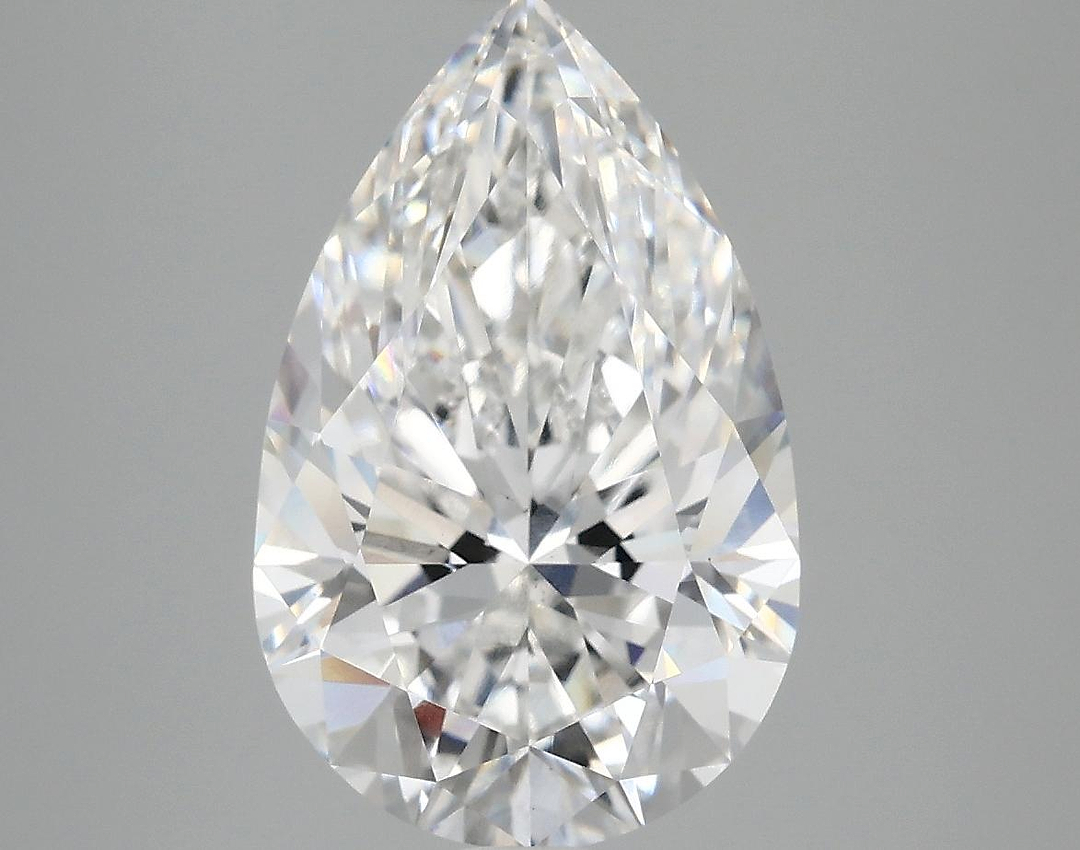 4.09 Carat Pear Shaped Ideal Cut VS2 IGI Certified Lab Grown Diamond