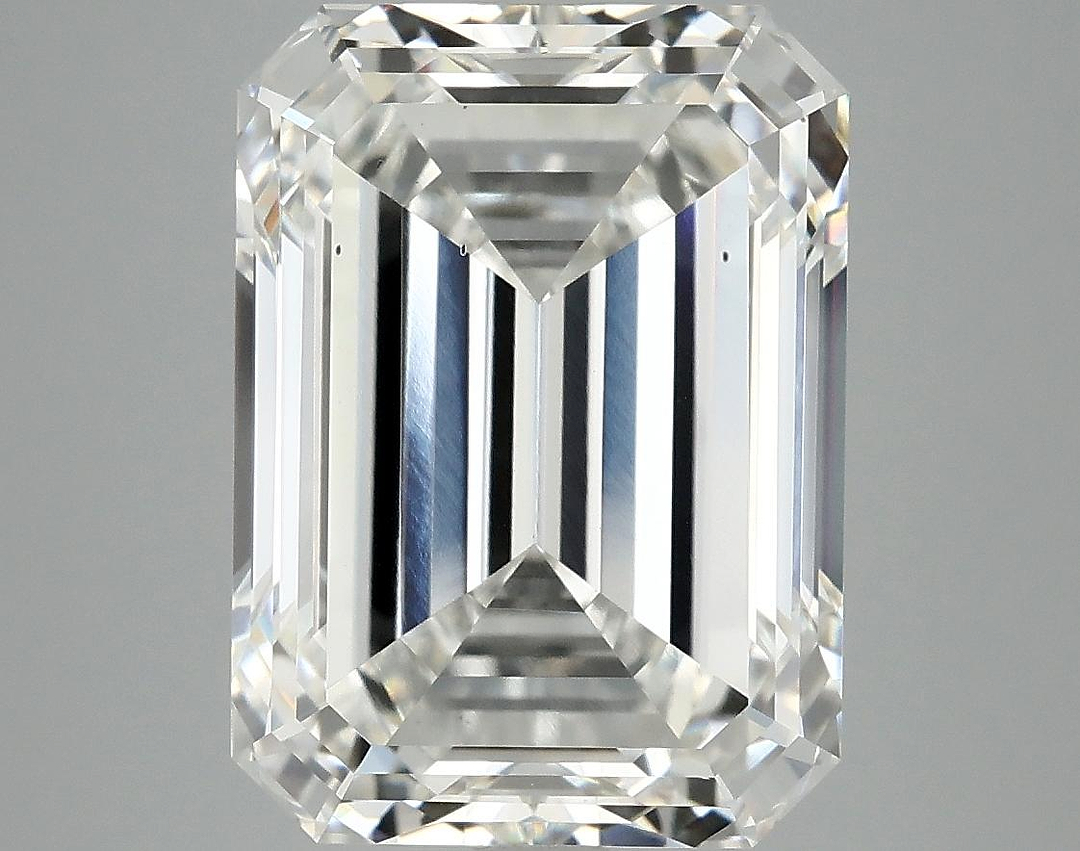 7.69 Carat Emerald Shaped Excellent Cut VS2 IGI Certified Lab Grown Diamond