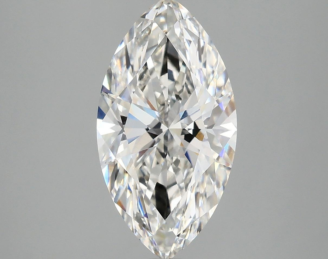 3.09 Carat Marquise Shaped Excellent Cut VVS2 IGI Certified Lab Grown Diamond