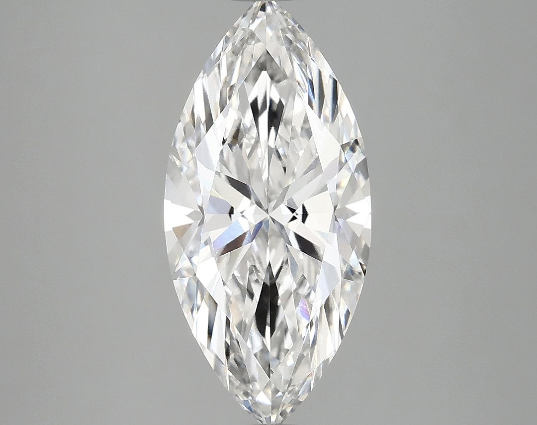 2.98 Carat Marquise Shaped Excellent Cut VVS2 IGI Certified Lab Grown Diamond