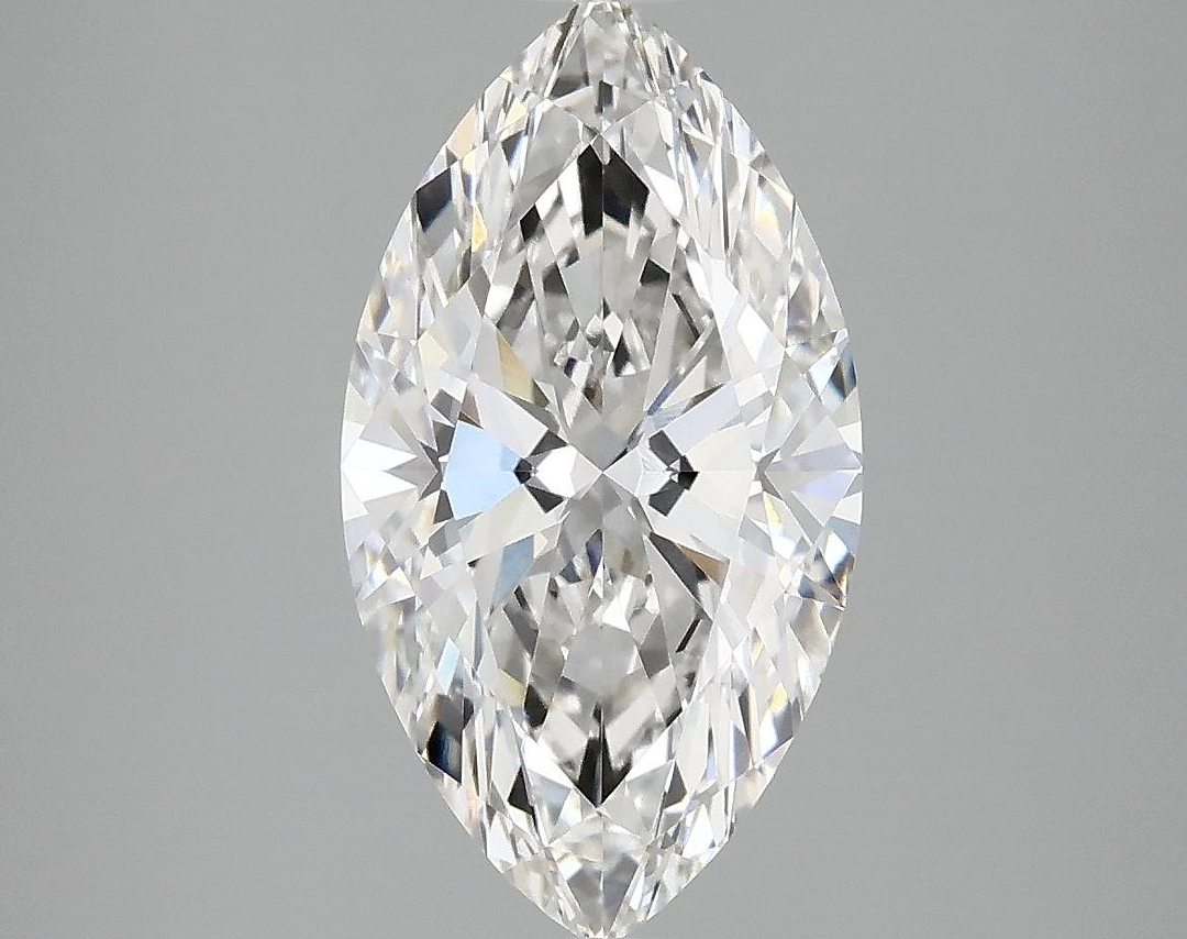 3.02 Carat Marquise Shaped Excellent Cut VVS2 IGI Certified Lab Grown Diamond