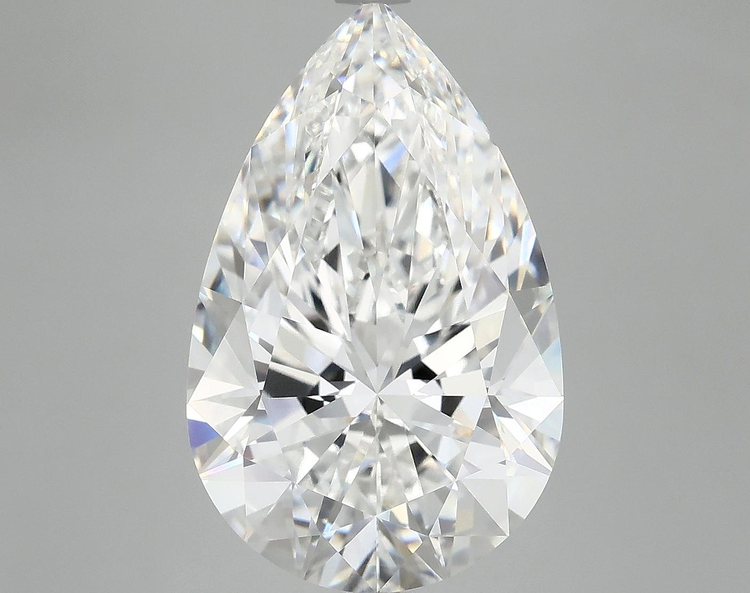7.21 Carat Pear Shaped Ideal Cut VVS2 IGI Certified Lab Grown Diamond